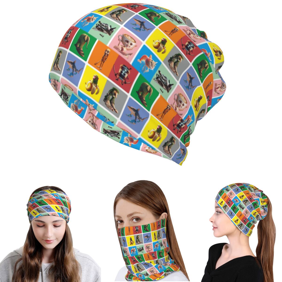Knit Beanie Hat Warm - İtalyan beyin bozukluğu anomalisi Bandana boyun
