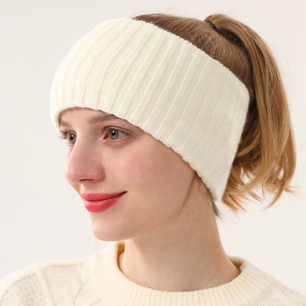 Winter Headband Fleece - Tatlı Kulak Isıtıcı Örgü Saç Bandı,
