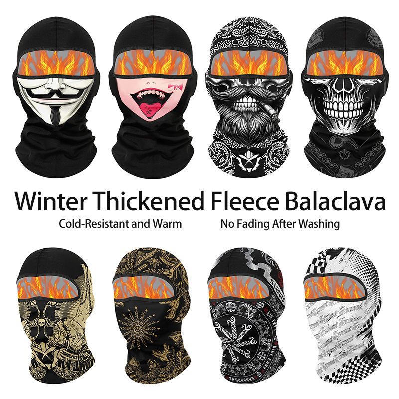 Balaclava Ski Mask - Kışlık Sıcak Artı Kadife Balaklava Motosiklet