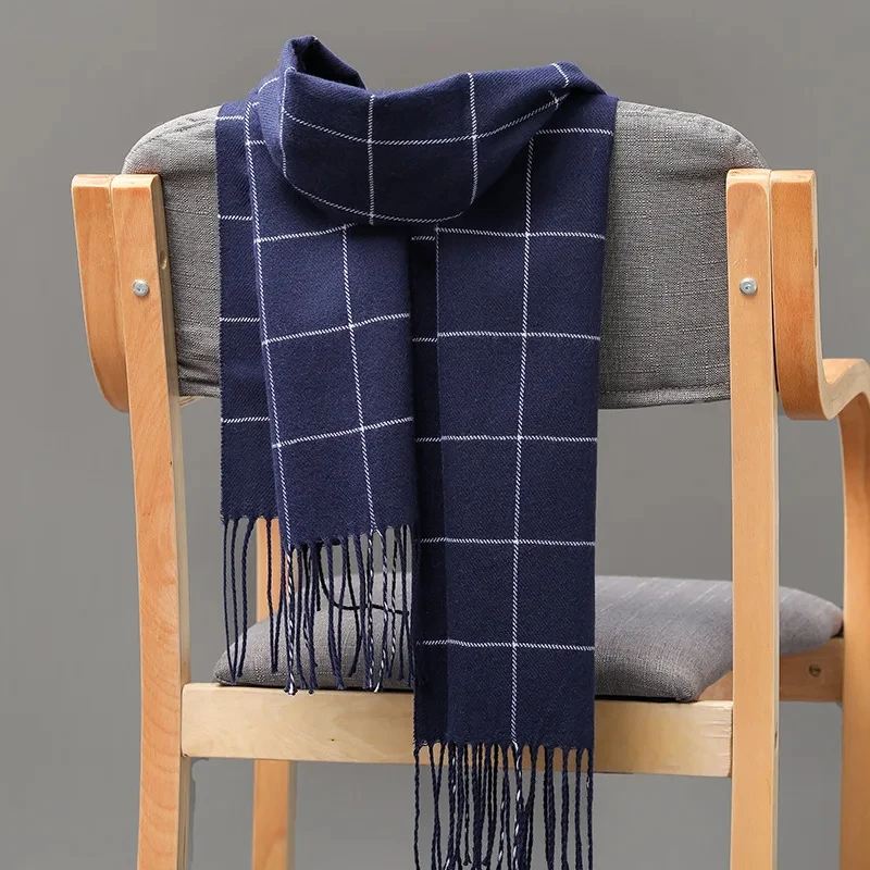 Wool Scarf Men - 2024 Yeni Kış Erkek Eşarp Sıcak