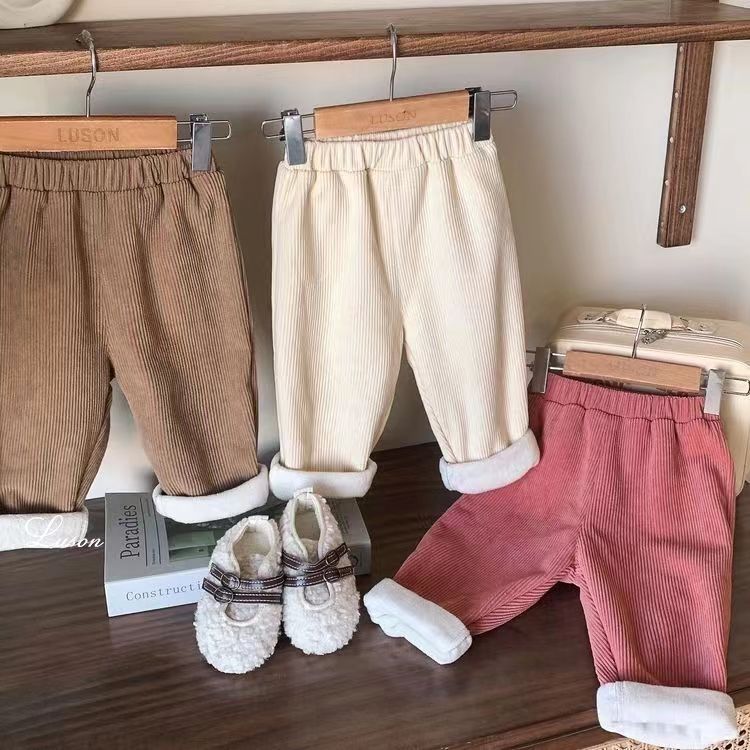 Sonbahar Kış Çocuk Giysileri P - Corduroy Pant Warm incelemesi ve fiyatı