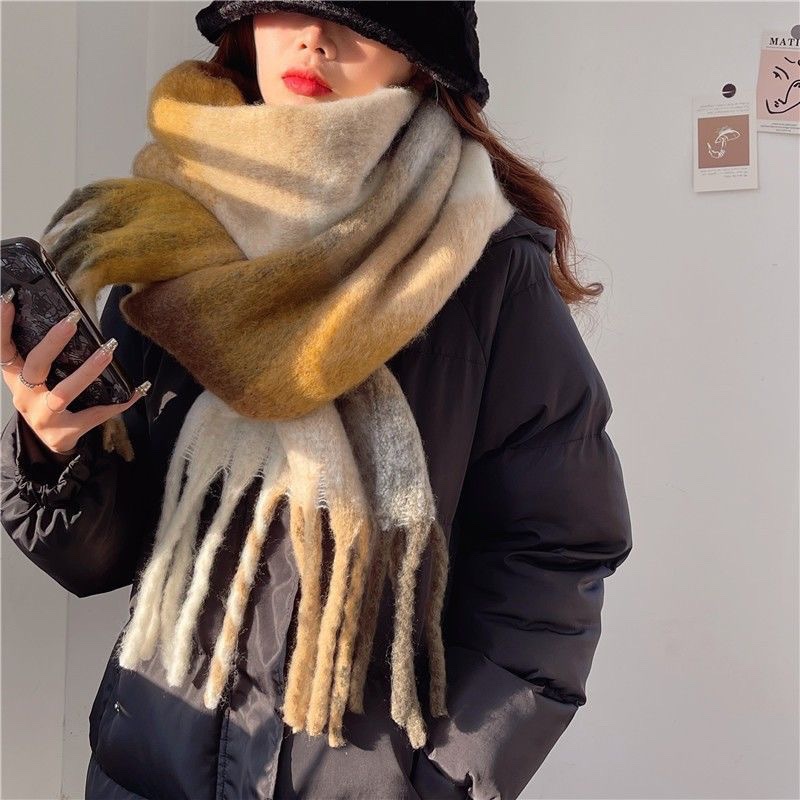 2025New Kış Kalın Sıcak Eşarp  - Cashmere Pashmina Wrap incelemesi ve fiyatı