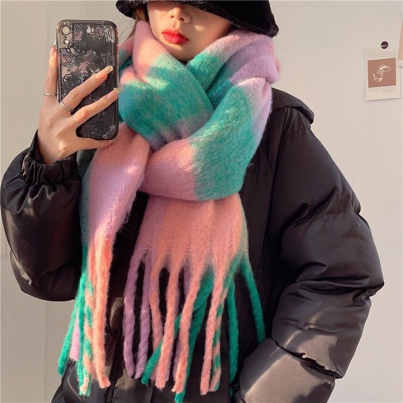 2025New Kış Kalın Sıcak Eşarp  - Cashmere Pashmina Wrap incelemesi ve fiyatı
