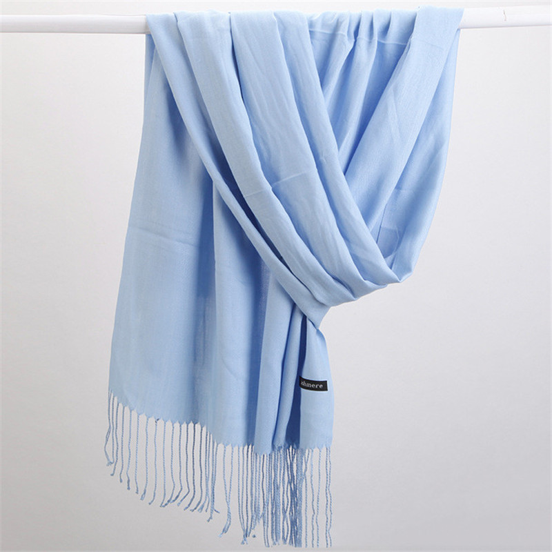 Moda Düz Renk 2023 Kadın Eşarp - Cashmere Pashmina Wrap incelemesi ve fiyatı