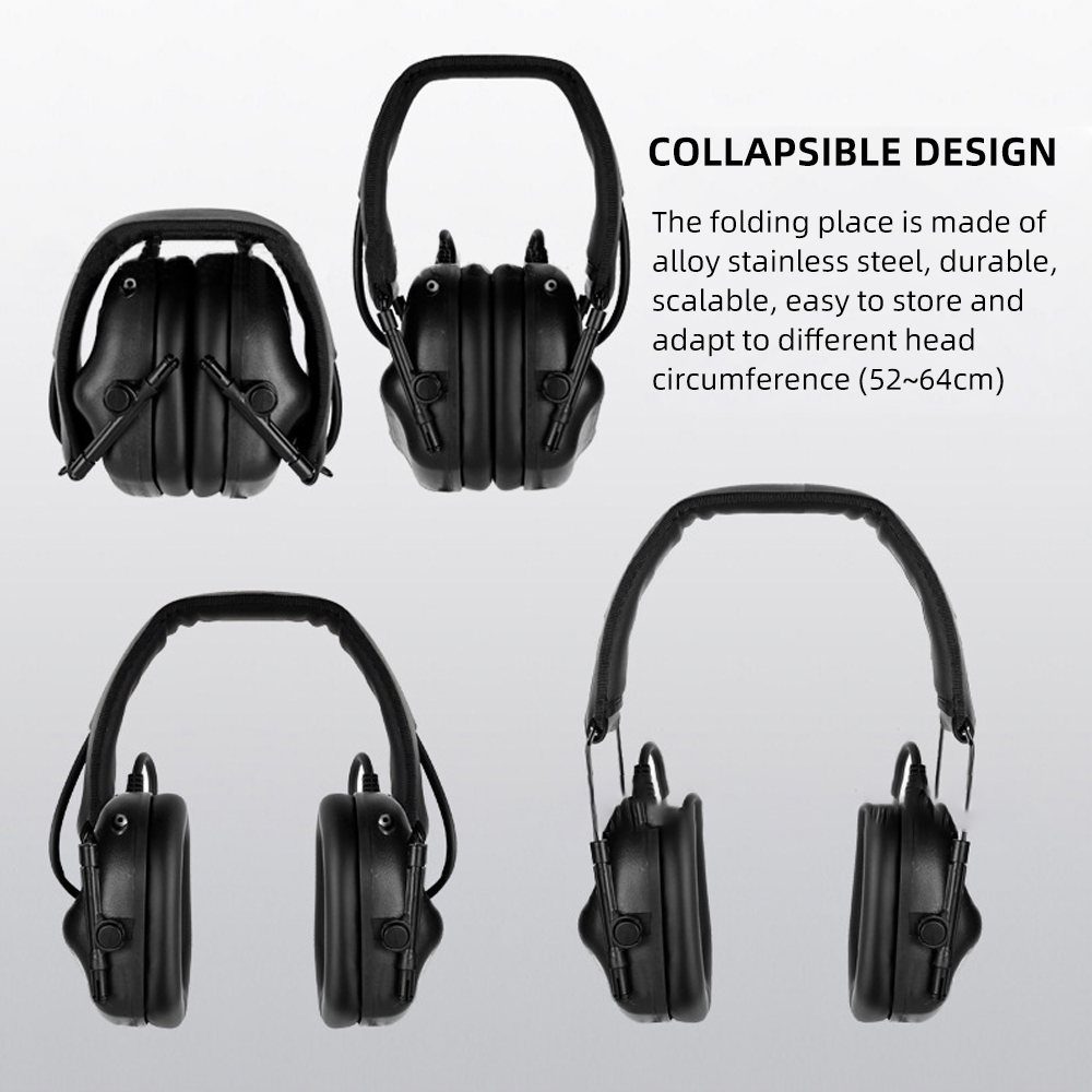 BOOIU Taktik Elektronik Çekim  - Earmuffs Foldable incelemesi ve fiyatı