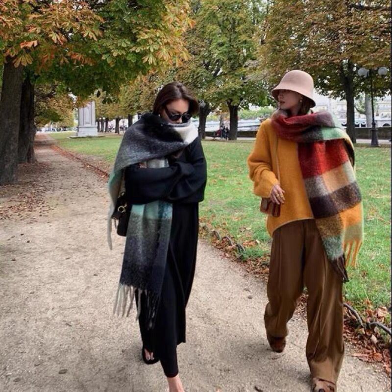 YENI Lüks Kış Kalın Sıcak Eşar - Cashmere Pashmina Wrap incelemesi ve fiyatı