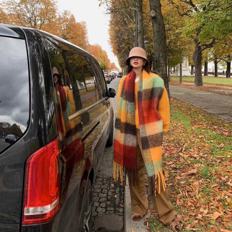 YENI Lüks Kış Kalın Sıcak Eşar - Cashmere Pashmina Wrap incelemesi ve fiyatı