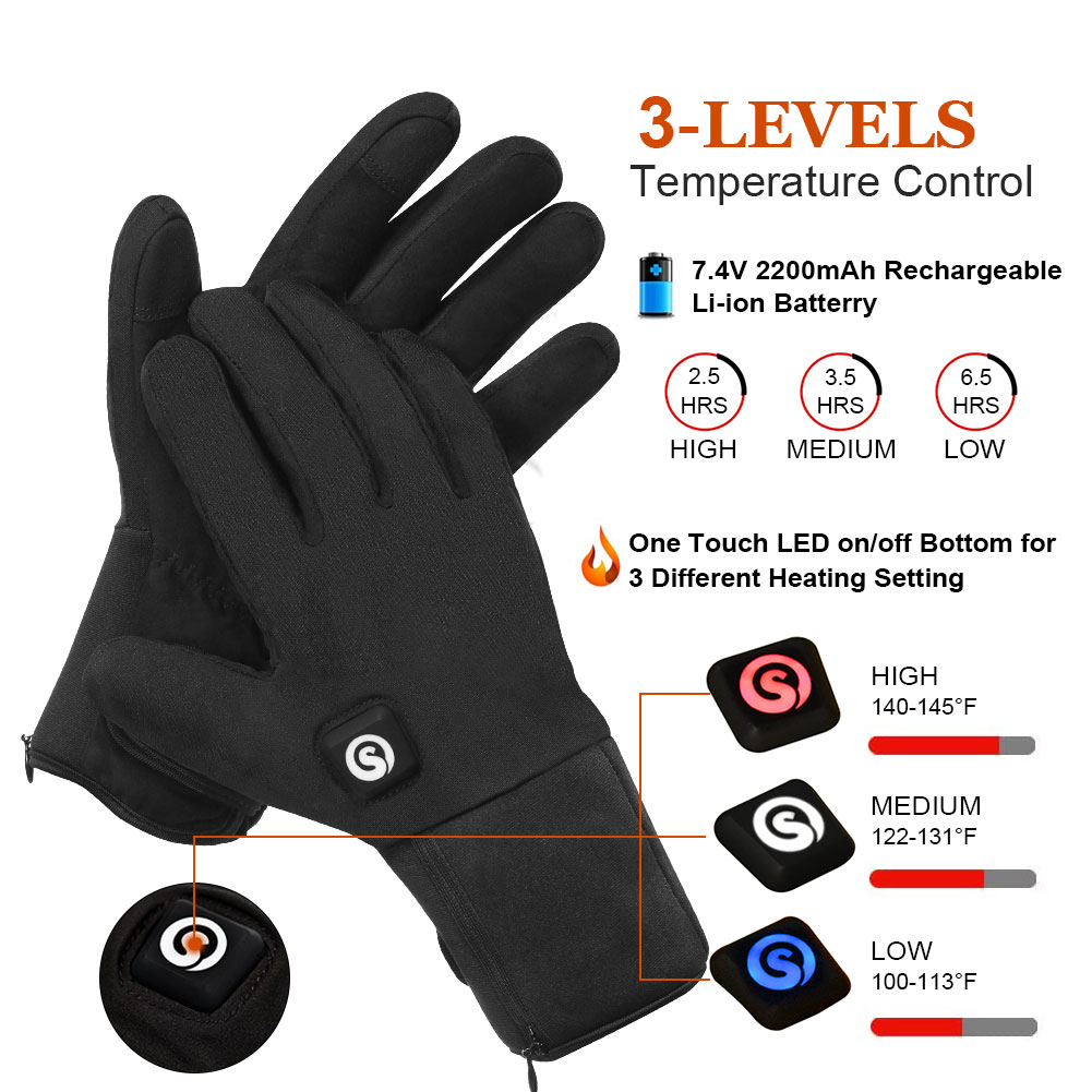 Pil ile kış elektrikli ısıtmal - Touch Screen Gloves incelemesi ve fiyatı