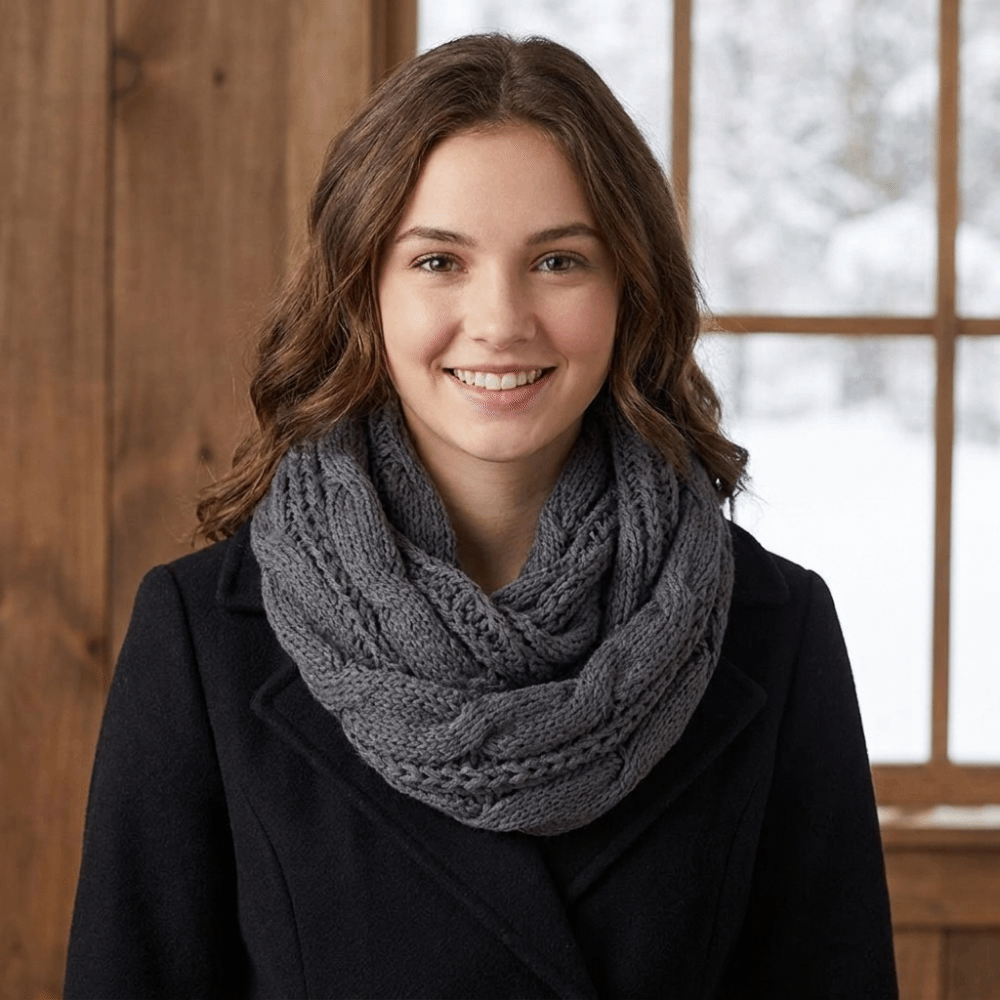 Şık Düz Renk Örme Atkı Kalınla - Wool Scarf Men incelemesi ve fiyatı